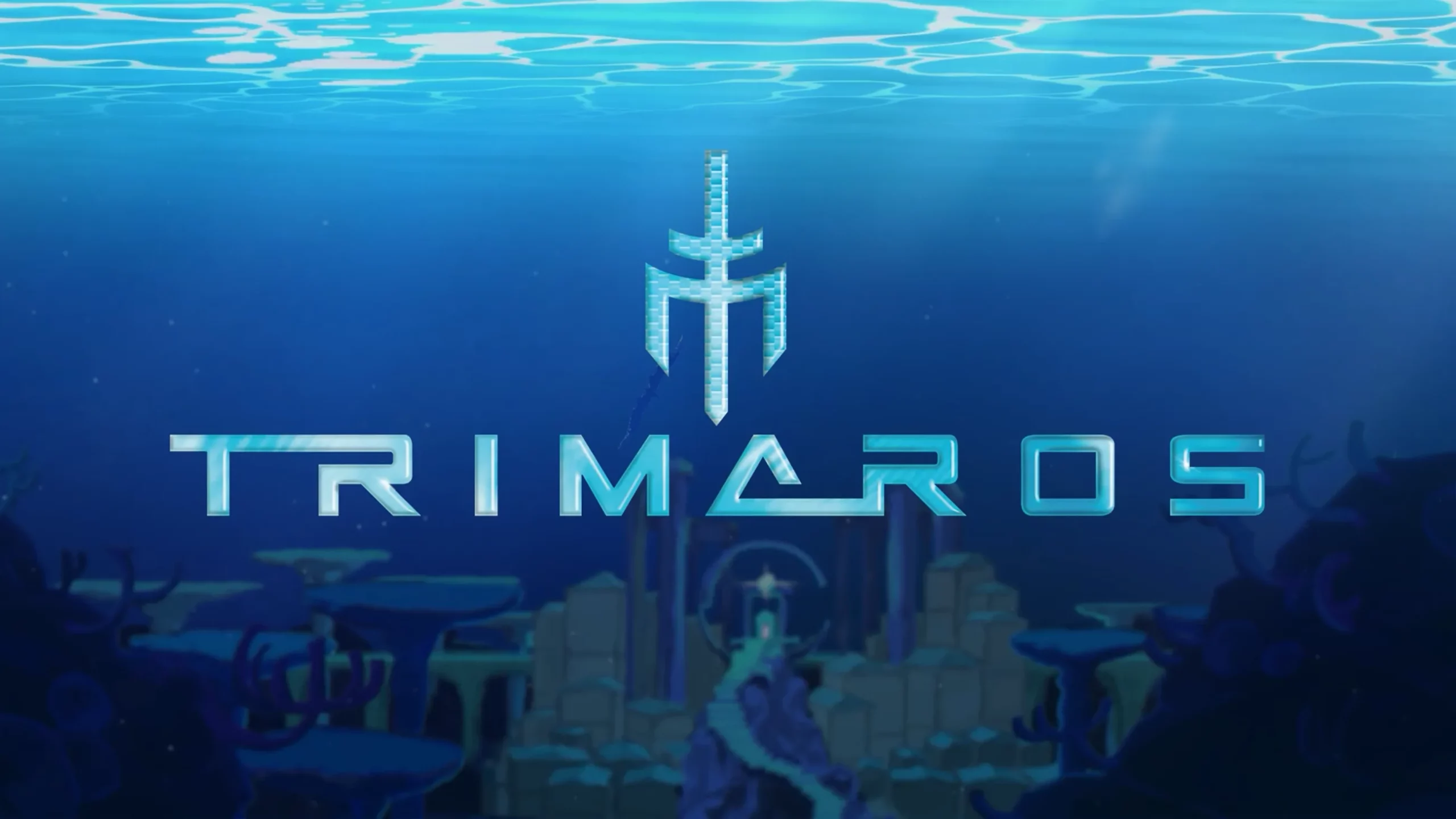 Page titre de la série d'animation 3D Trimaros