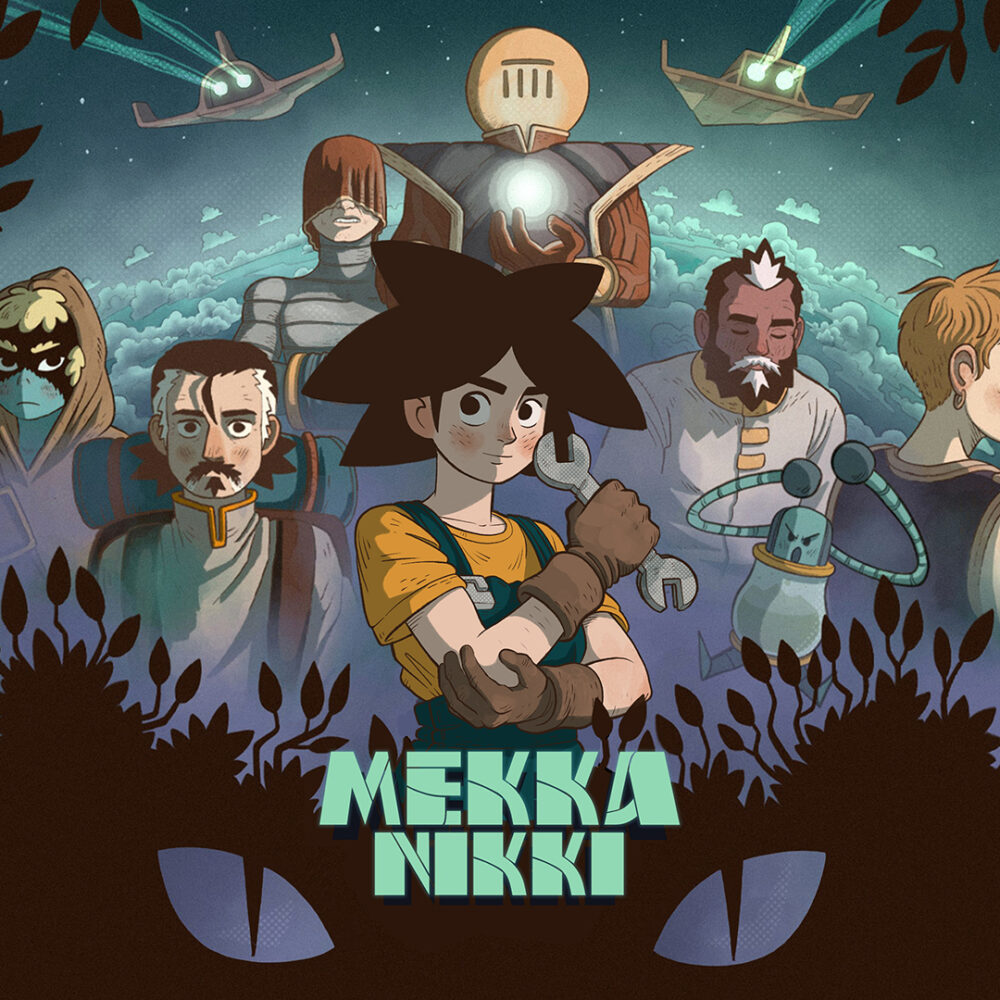 Affiche de la série d'animation Mekka Nikki