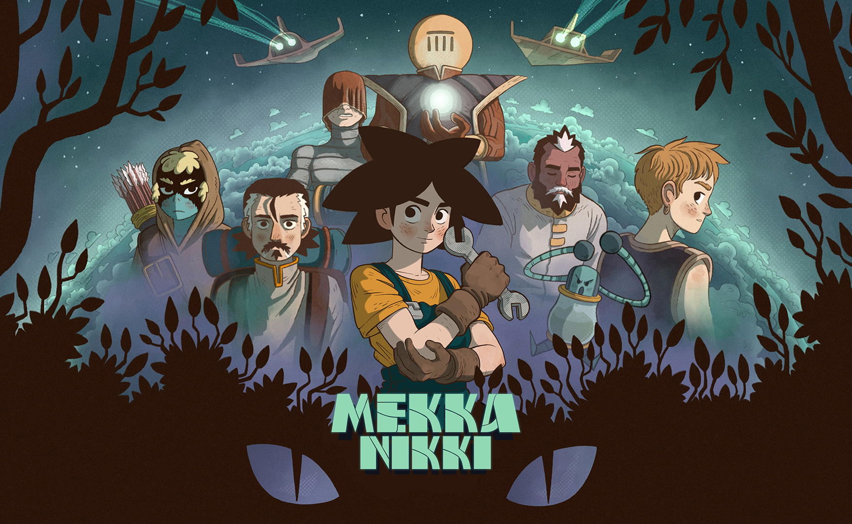 Affiche de la série d'animation Mekka Nikki