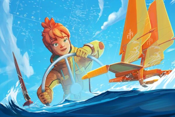 Affiche officielle avec Alizée de la série d'animation en développement Trimaros