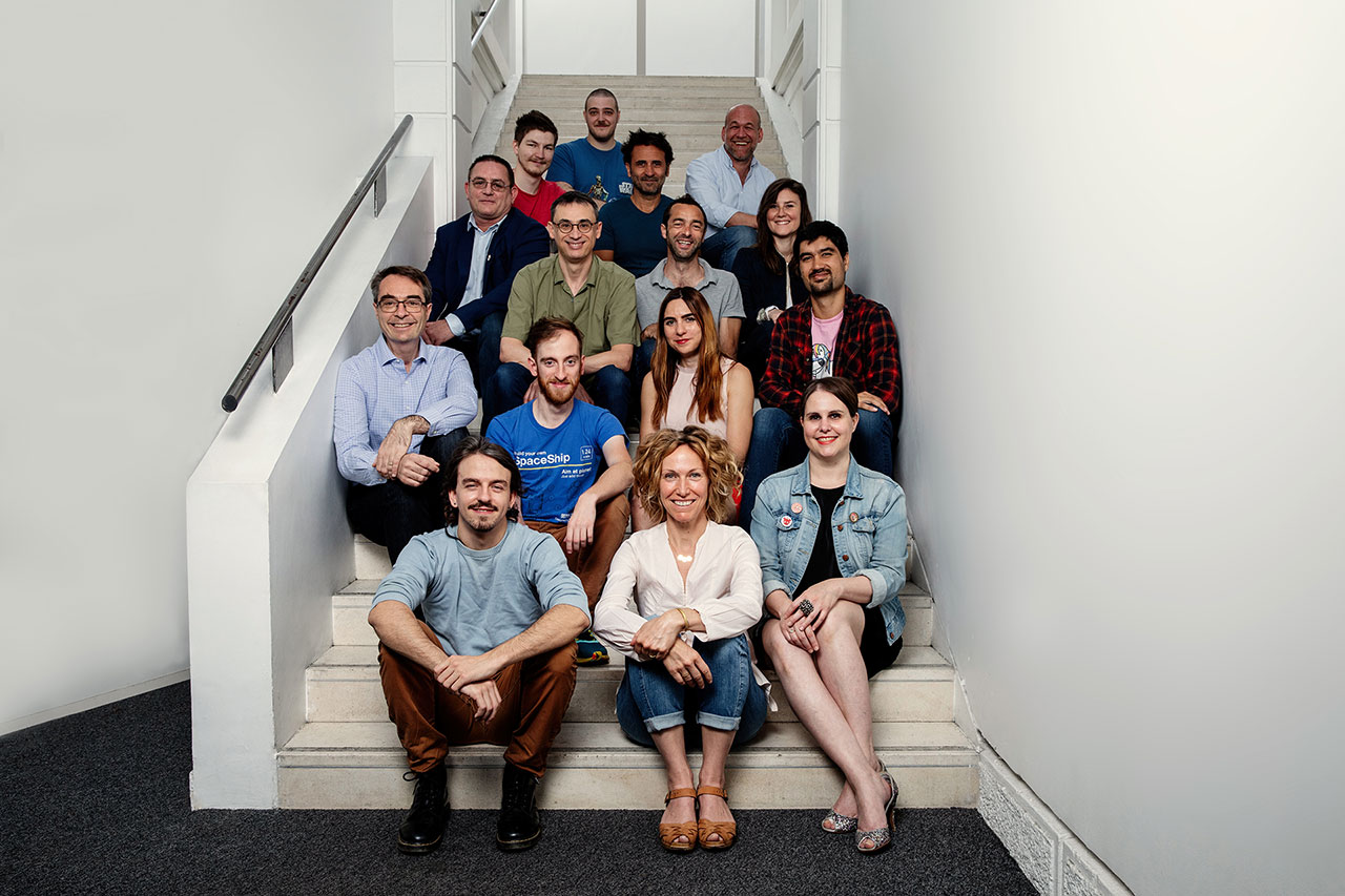 Picture of the team of the French animation studio Dada! Animation